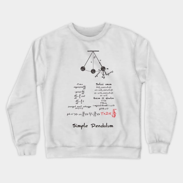 simple pendulum Crewneck Sweatshirt by hakim91